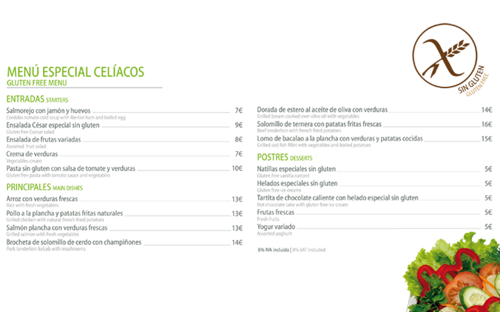 glutenvrije-menukaart-fuerte-hotels-andalusie-spanje